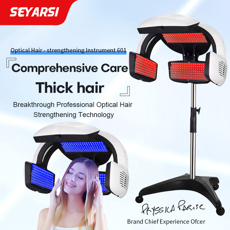 Seyarsi laser and Red light hood for scalp and hair 700 LED lights and 8 laser bead