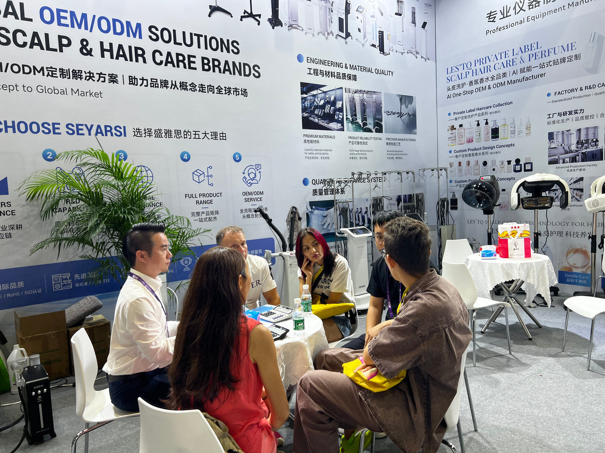 SEYARSI hair and scalp care equipment at international exhibition