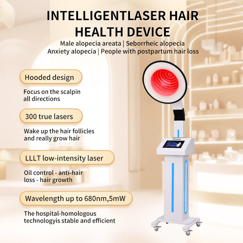 The soft laser hair growth device is suitable for people who are suffering from hair loss.