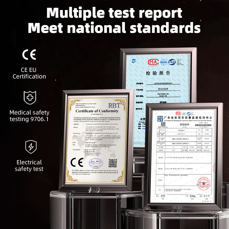 Soft laser hair growth instrument, 117 lasers, effectively stimulates hair follicles and allows hair to grow. It is used at home for hair loss people.