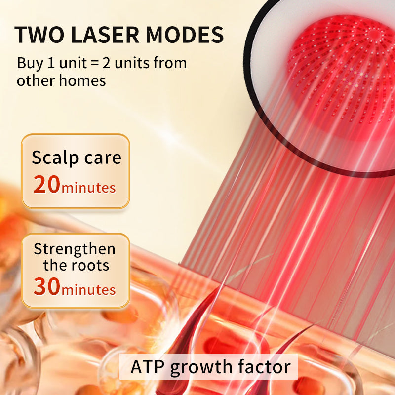 The soft laser hair growth device is suitable for people who are suffering from hair loss.