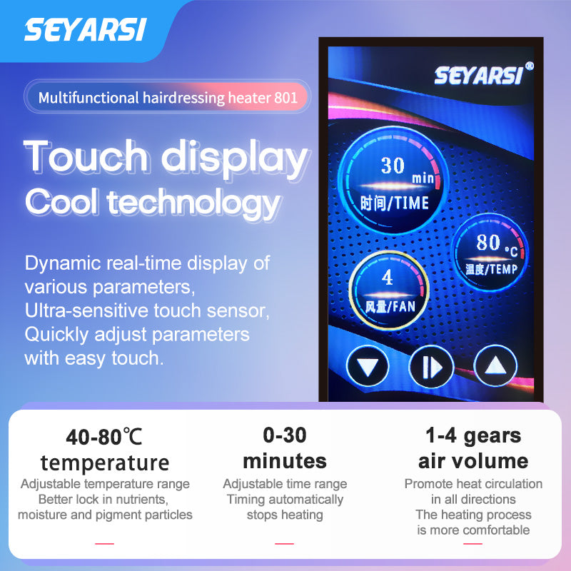 SEYARSI Hair Processor heater Hair Dryer for Hair dye Hair perm Hooded Hair Dryer