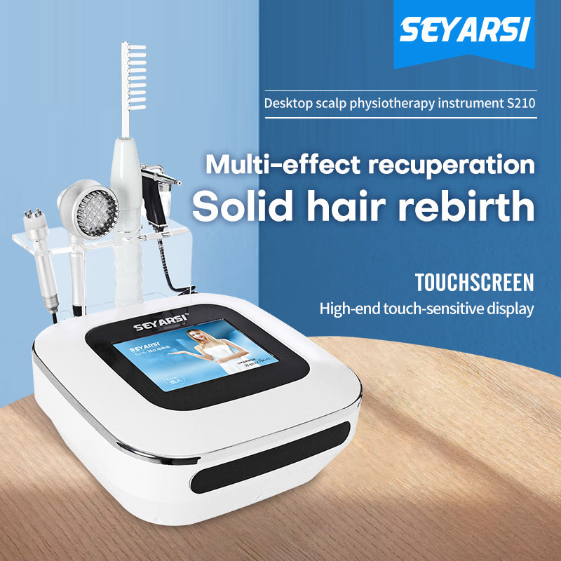 Seyarsi S210 multifunctional scalp massage hair treatment machine scalp care machine for hair grow ozone micro electric comb spray