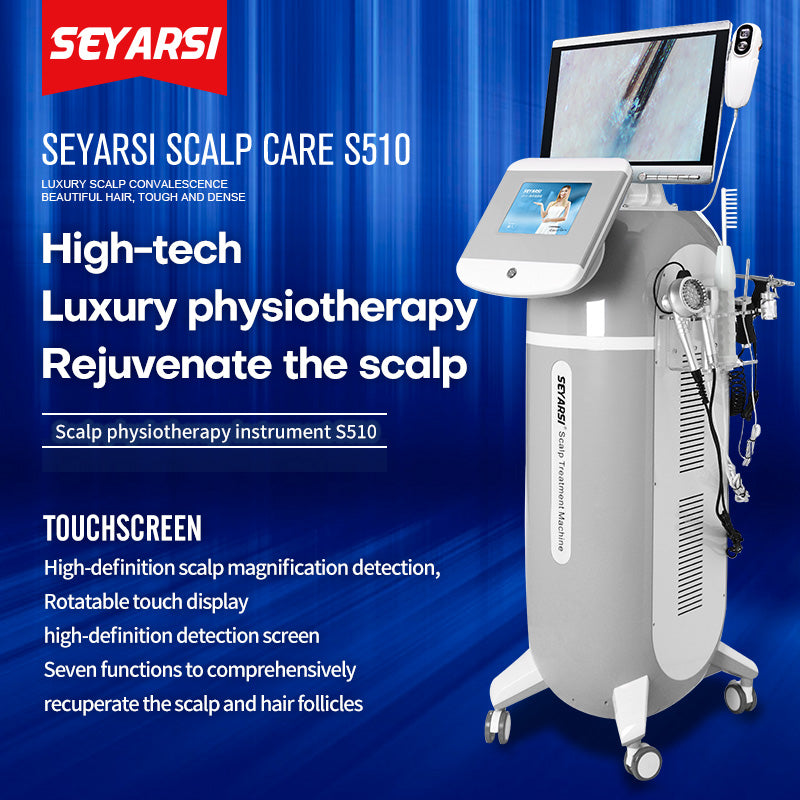 Scalp care machine, professional head therapy spa, scalp physiotherapy, micro-electricity to promote scalp health equipment