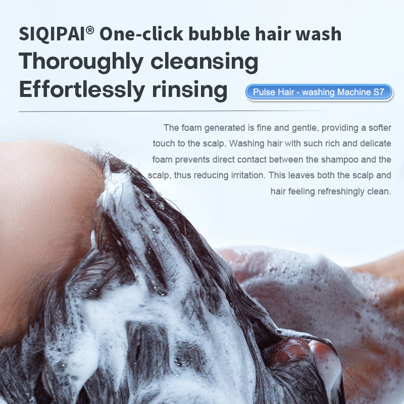 Special machine for hair salon and head spa, specially cleaning scalp, cleaning hair follicle blockage, making scalp cleaner and healthier, with active oxygen negative ion function.