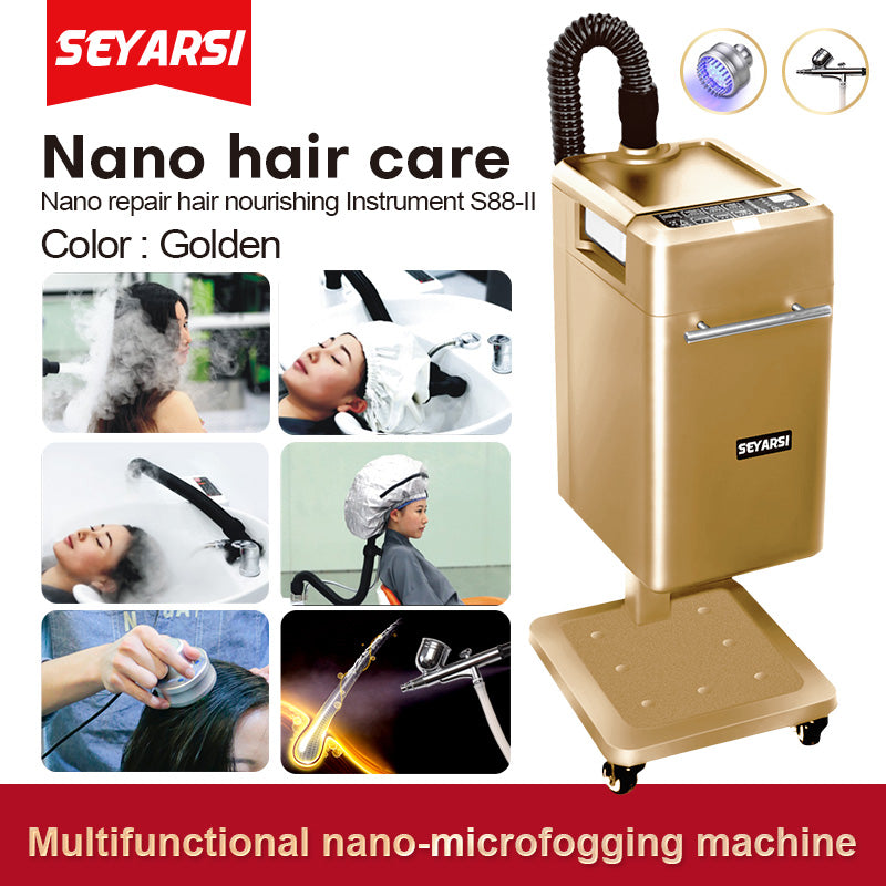 Seyarsi nano mist hair care equipment for hair salon hot Steam multi function hair treatment machine