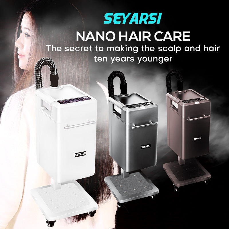 Seyarsi nano mist hair care equipment for hair salon hot Steam multi function hair treatment machine