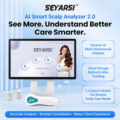 SEYARSI AI Scalp Analyzer 15.6 Inch HD Hair & Scalp Detector for Follicle Analysis