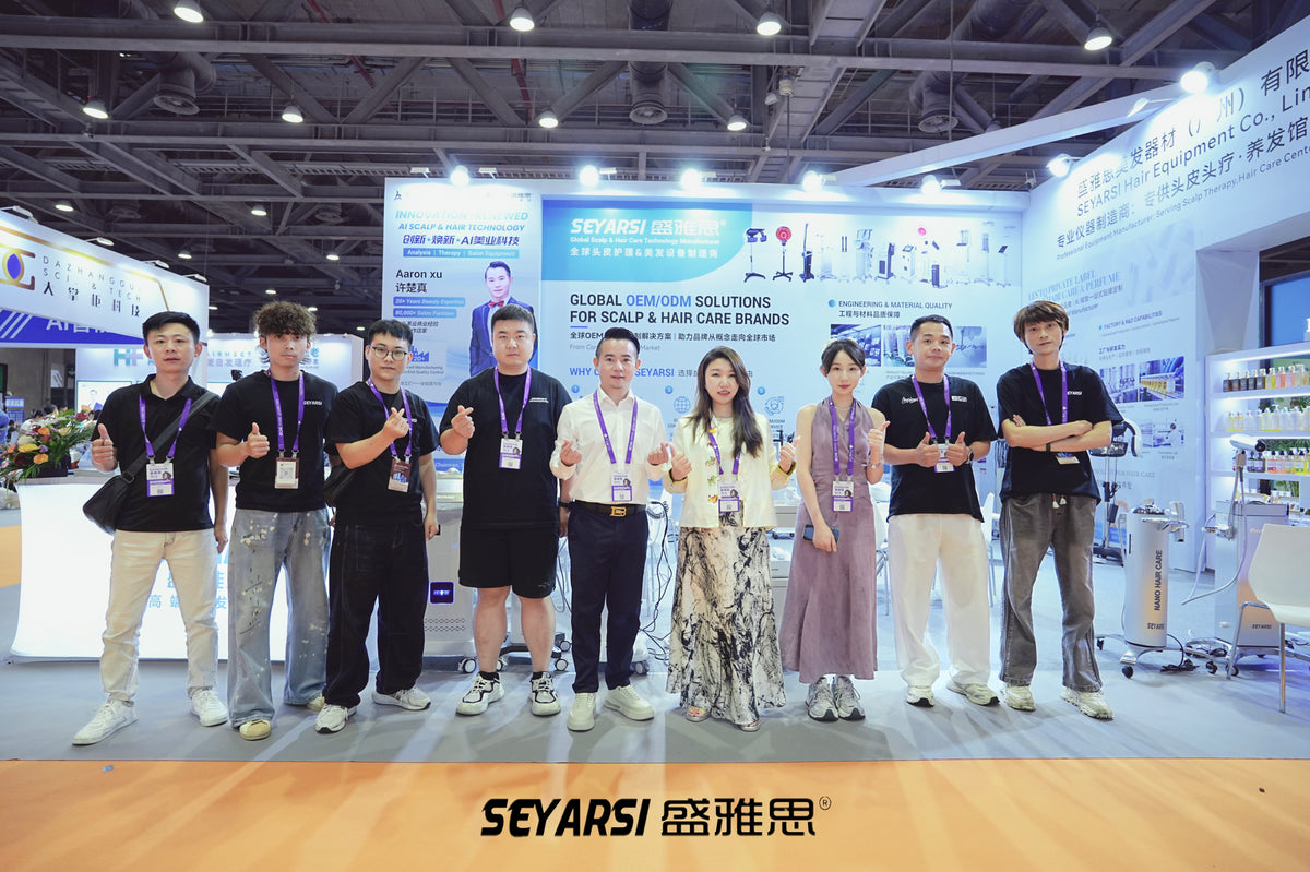 SEYARSI scalp care equipment at global beauty trade show