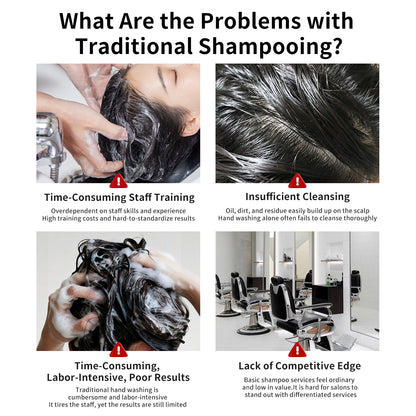 SEYARSI scalp cleaner for deep cleaning scalp smart shampooing machine
