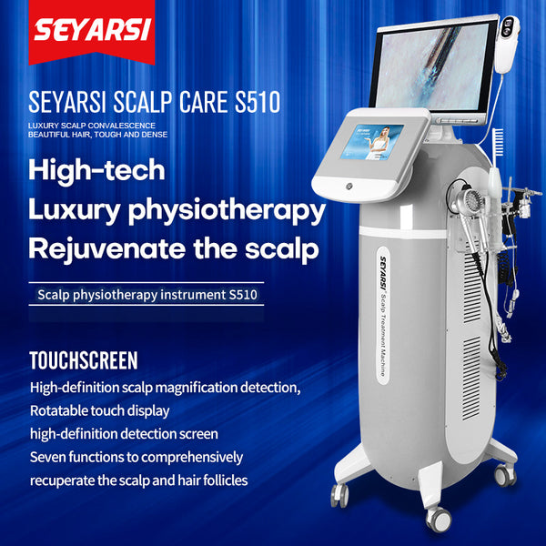 Scalp care machine, professional head therapy spa, scalp physiotherapy ...